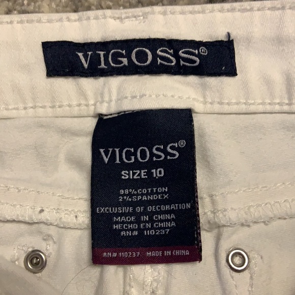 White shorts never worn size 10 - Picture 2 of 2